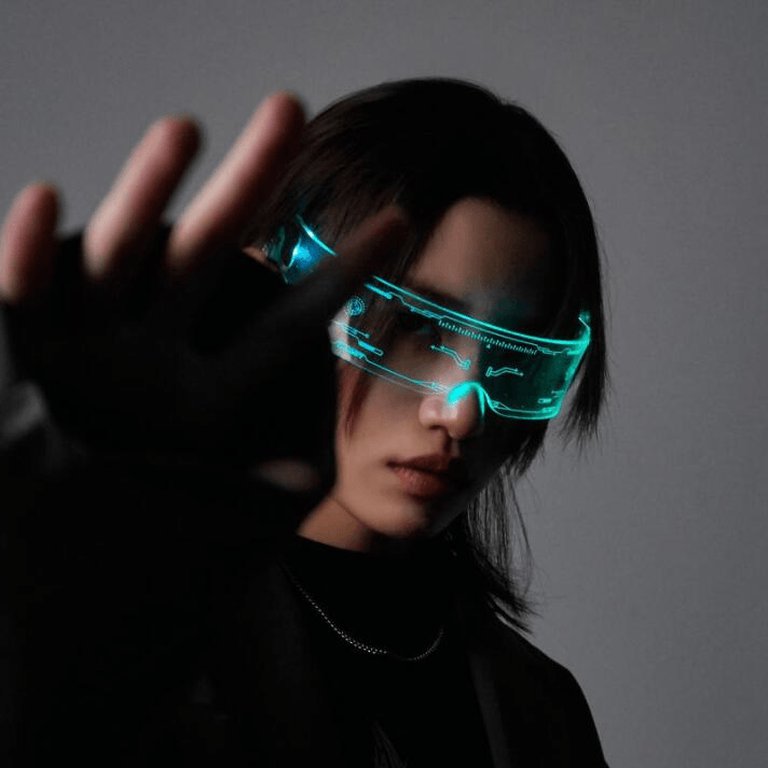 Oculos Cyberpunk LED