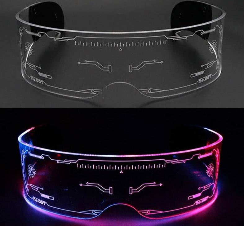 Oculos Cyberpunk LED