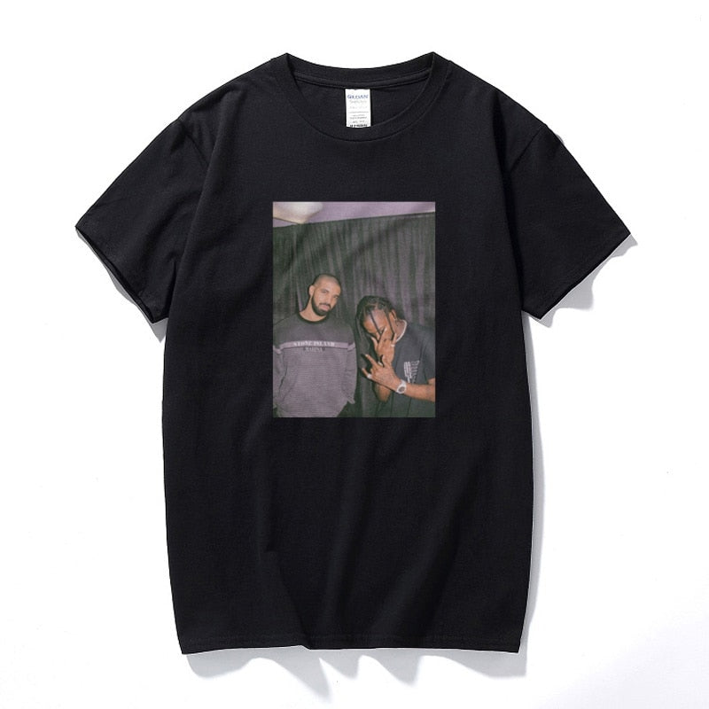 Camiseta "Drake e Travis Scott"