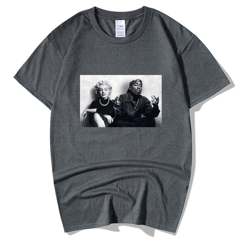 Camiseta "Tupac e Marilyn Monroe"