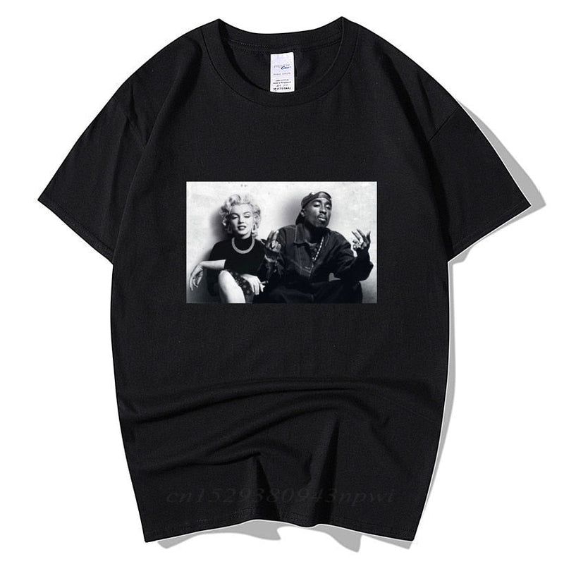 Camiseta "Tupac e Marilyn Monroe"